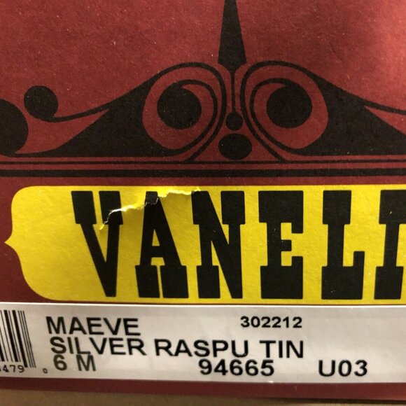 Vaneli Women's Maeve, Silver Slingback Sandals, Size 6 M - Picture 6 of 6